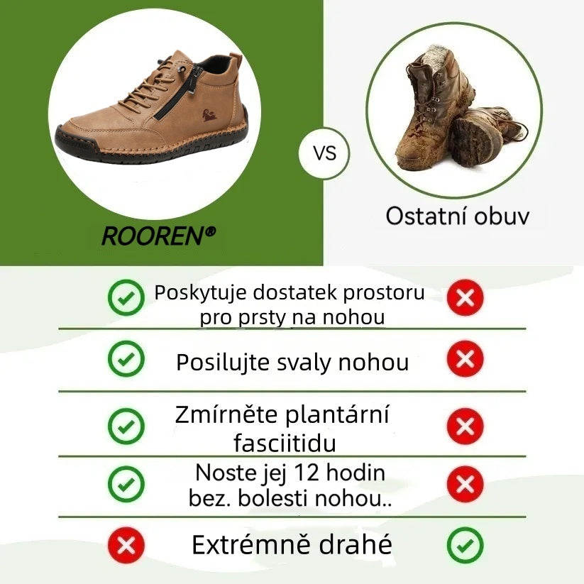 🔥 50% sleva | Ortopedická obuv ROOREN® | Poskytuje oporu klenby, zmírňuje bolest a usnadňuje chůzi | Vhodná pro muže i ženy.