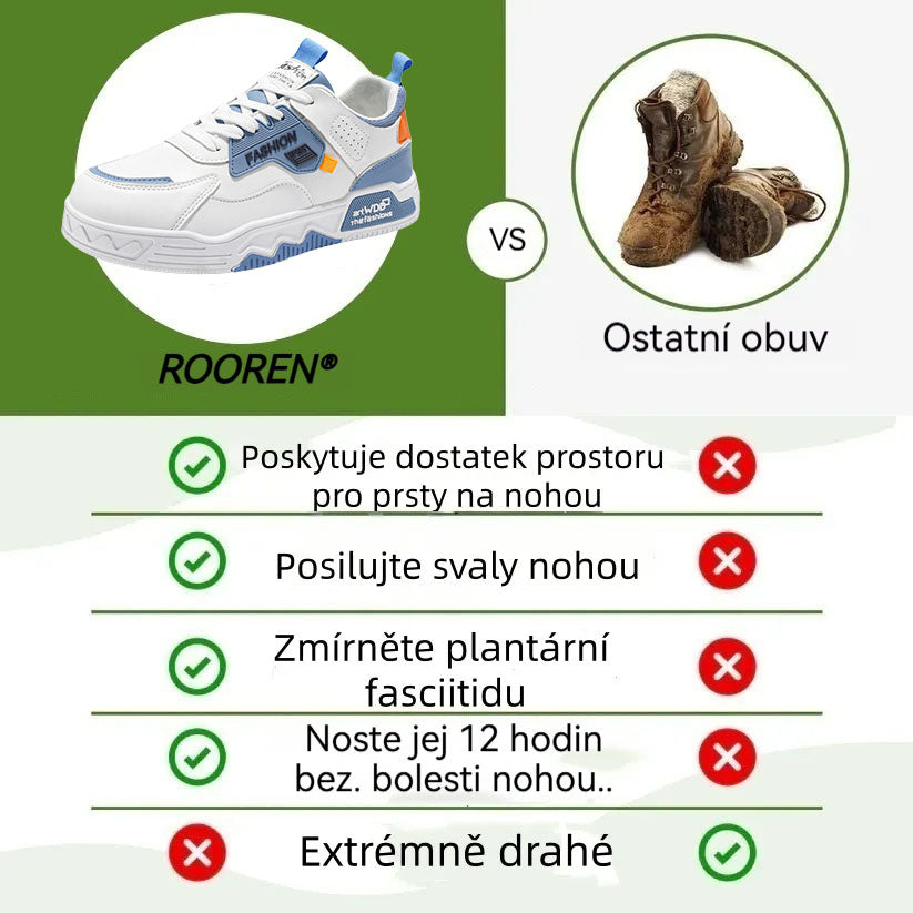 🎁Poslední den na využití 50% slevy! Nenechte si ujít příležitost! ⏰Ulevit od bolesti nohou a fasciitidy - Pohodlná, protiskluzová a prodyšná ortopedická obuv