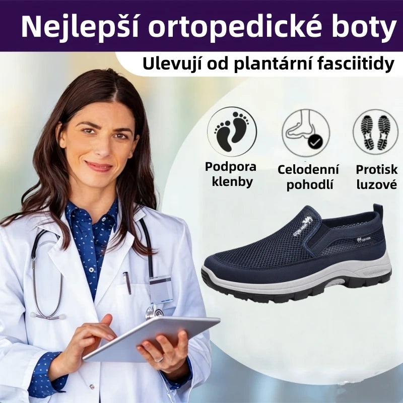 🎉Poslední den! Sleva 50 %! ✅ Ortopedická zdravotní obuv navržená speciálně pro lidi s problémy s nohama k úlevě od bolesti zad, kloubů a chodidel.