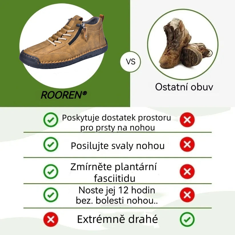 Rooren– Ergonomická kožená obuv – Pohodlná, proti bolesti a prémiové kvality