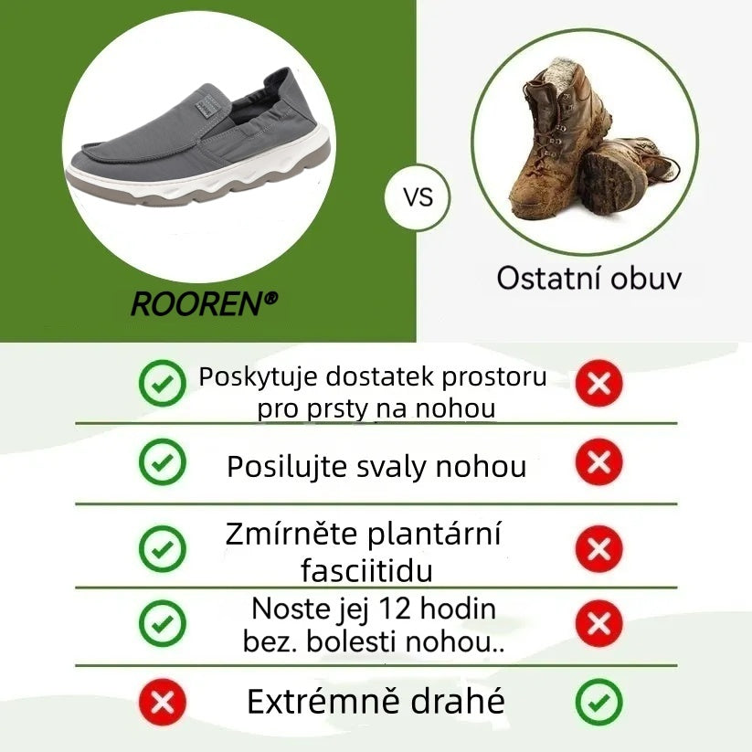 ⏰Časově omezená sleva 50 %: Ortopedické boty ROOREN® - 👞 - Měkké a pohodlné, protiskluzové a voděodolné. Poskytují oporu klenby a zmírňují bolest.