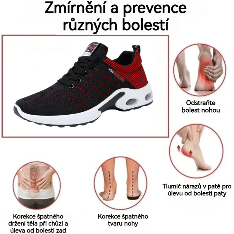 Pohodlná vycházková obuv ROOREN® | Ergonomicky tvarovaná ortopedická obuv | Měkká podrážka a podpora klenby pomáhají účinně zmírnit bolest nohou!