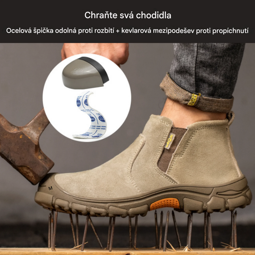 🎁Poslední den na využití 50% slevy! Nenechte si ujít příležitost! ⏰Ulevit od bolesti nohou a fasciitidy - Nepromokavá a protiskluzová ortopedická obuv🔴