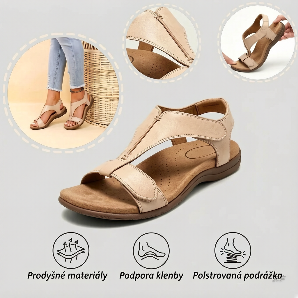 ⏰ Dnešní speciální nabídka: 50% sleva | Letní ortopedické sandály ROOREN® | Podpora klenby, pohodlná a bezbolestná chůze