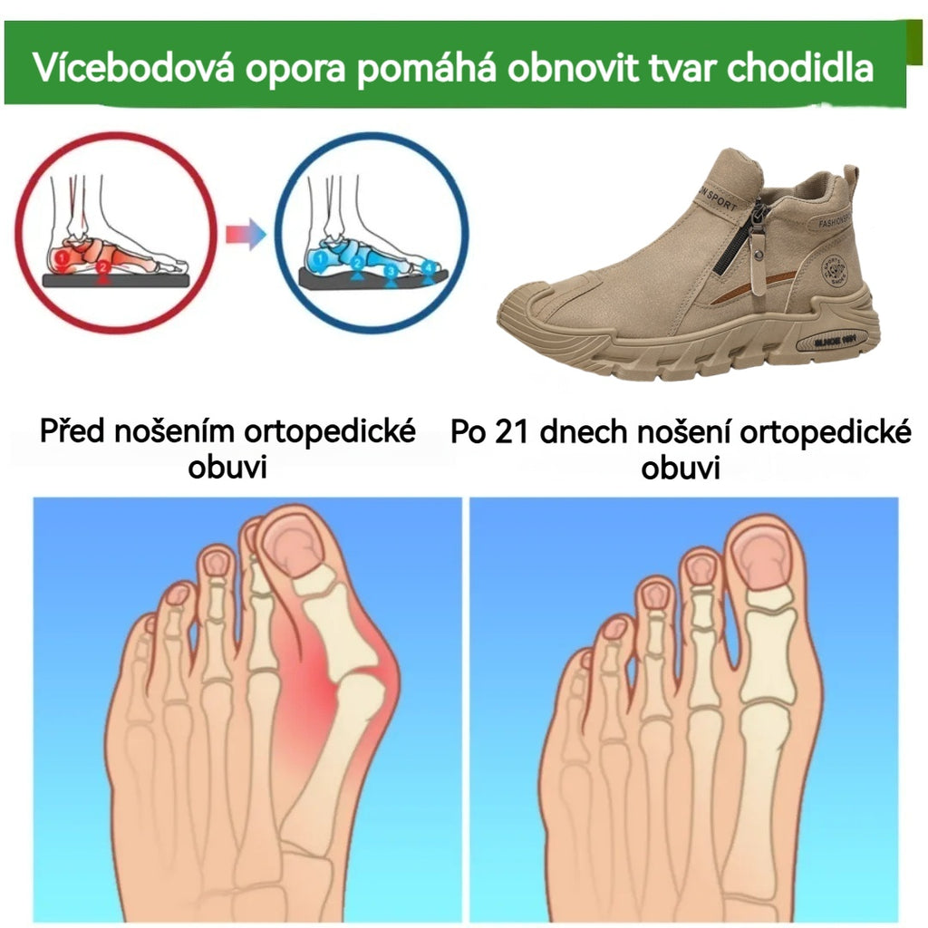 【⏰Dnes sleva 70 % - brzy končí🔥】Protiskluzové turistické boty ROOREN® - Ručně vyrobené v Itálii, s oporou klenby, pohodlné a odolné, ulevují od bolesti nohou!