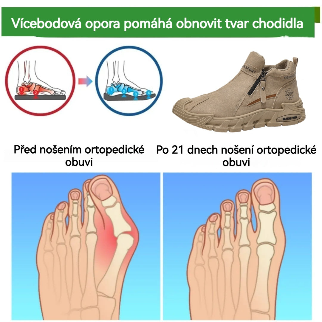 【⏰Dnes sleva 70 % - brzy končí🔥】Protiskluzové turistické boty ROOREN® - Ručně vyrobené v Itálii, s oporou klenby, pohodlné a odolné, ulevují od bolesti nohou!