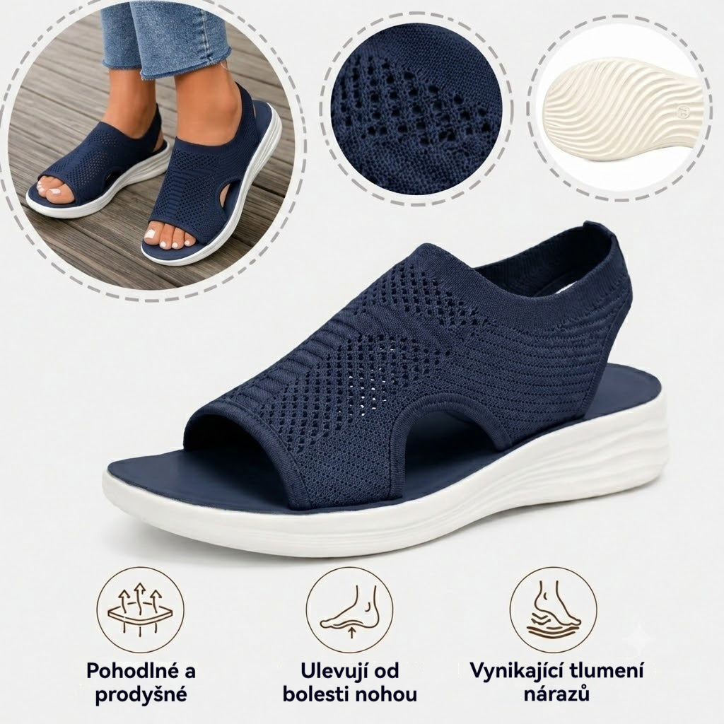 ⏰ Dnes sleva 50 %! 👡 Pohodlné sandály s oporou klenby 🦶 Ergonomický design pro pohodlnou celodenní chůzi ✅