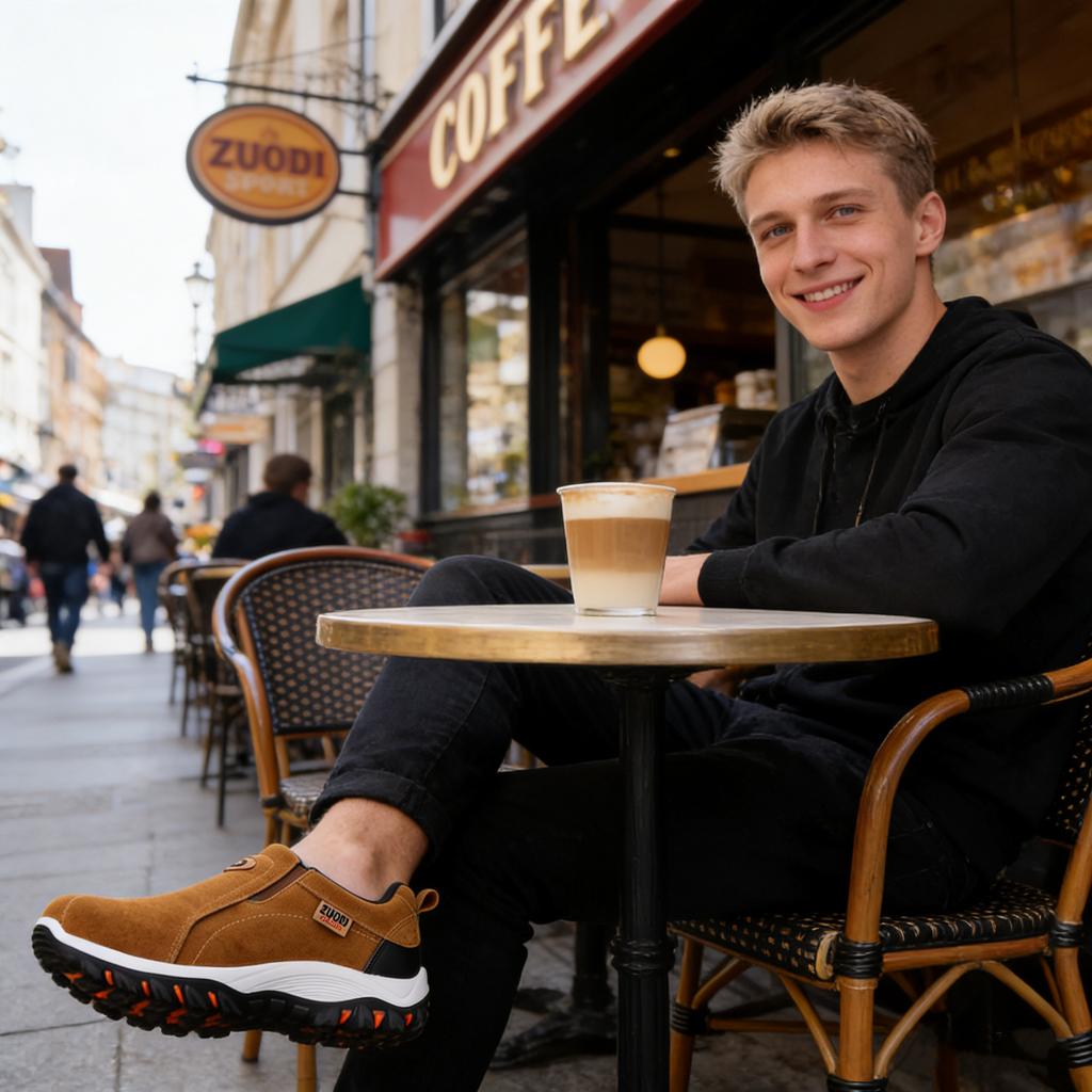 🎄Vánoční speciál: Sleva 50 %! ⏰ - Stylová protiskluzová obuv pro volný čas ROOREN®, 👍Vědecky navržená ortopedická obuv, která účinně ulevuje od bolesti nohou, zad a kolen!