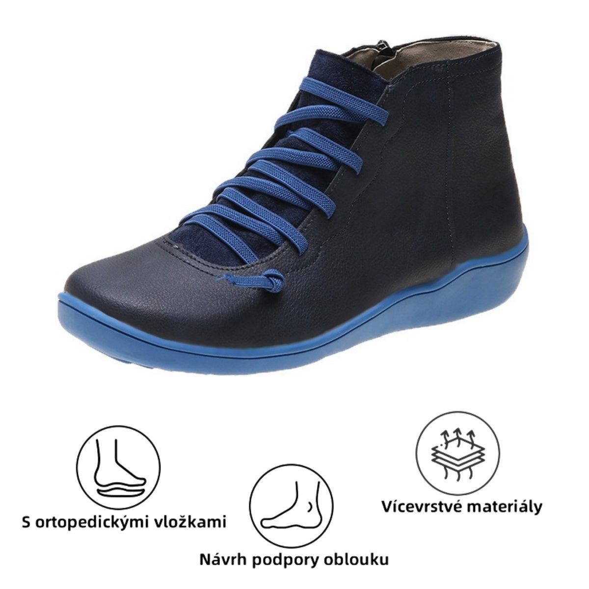 🔥Dnes za poloviční cenu - nenechte si to ujít｜ Ergonomicky navržená ortopedická obuv - design podpory klenby 👞Snadno se zbavte bolesti nohou