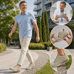 【⏰ Poslední den – sleva 70 %! Nenechte si to ujít!】 Ergonomicky navržená ortopedická obuv tlumící nárazy – ✅️ ortopedická obuv z pravé kůže, speciálně navržená pro evropské muže.