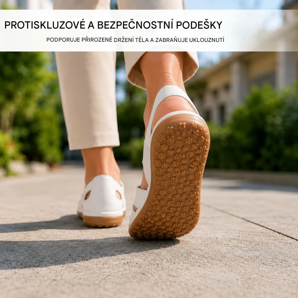 🔥50% sleva: Sandály BellaVita z pravé kůže – Pohodlné – Prémiová měkkost · Protiskluzové · Lehké · Chladivé