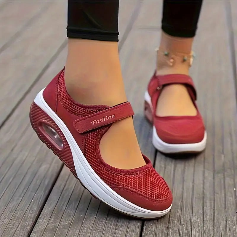 [🔥Dnes za poloviční cenu - Nenechte si to ujít] Dámská prodyšná ortopedická obuv, vysoce účinná při tlumení nárazů - se 168 patenty na obuv👞 Usnadňuje chůzi