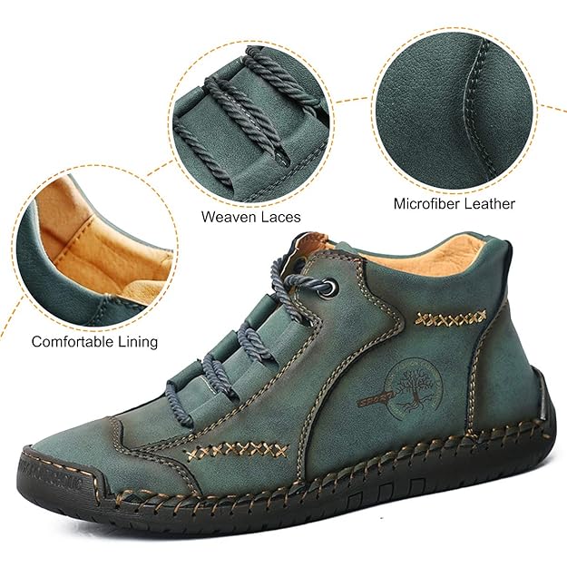 【⏰Dnes sleva 70 % - Končí brzy🔥】Protiskluzová a hřejivá turistická obuv ROOREN® - Vyrobena z italské hovězí kůže, s konstrukcí na podporu klenby, pohodlná a odolná, zmírňuje nepohodlí nohou!