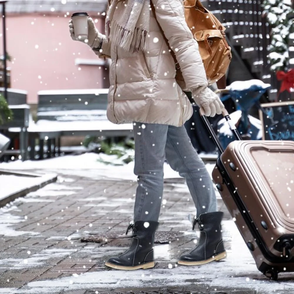 ROOREN® - Ergonomicky tvarovaná zimní ortopedická obuv pro úlevu od bolesti nohou, kolen a zad - Dámské