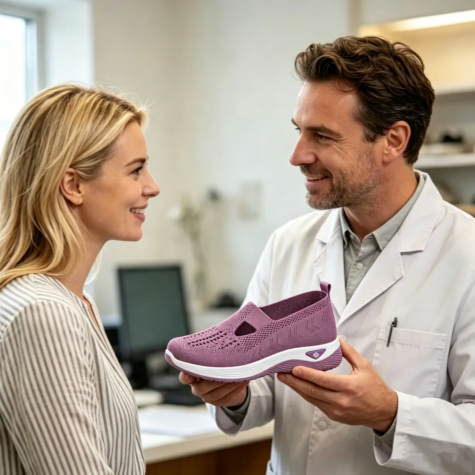 ⏰ 69% sleva 👟 Ergonomická letní ortopedická obuv | Prodyšná a lehká ✅ Ulevuje od bolesti nohou | Snadné nazouvání a zouvání