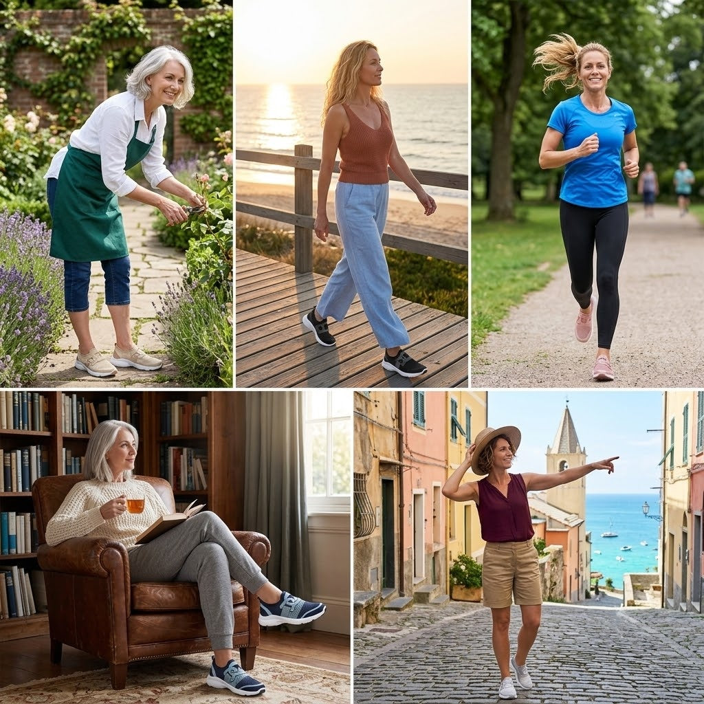 (🔥60% sleva dnes - nenechte si to ujít!) ROOREN® - Dámská ortopedická obuv s tlumením a prodyšným úpletem ✅ Rozlučte se s bolestí nohou a užívejte si celodenní pohodlí!