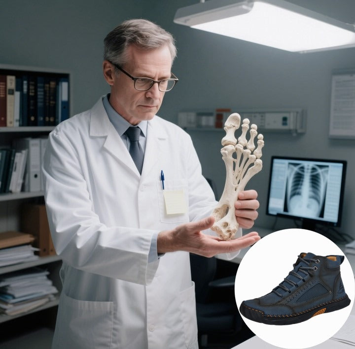 [⏰Dnes sleva 60 % - 🔥Bláznivý bestseller] Pohodlná a elegantní pánská ortopedická obuv vyrobená z ručně šité italské kůže 👞