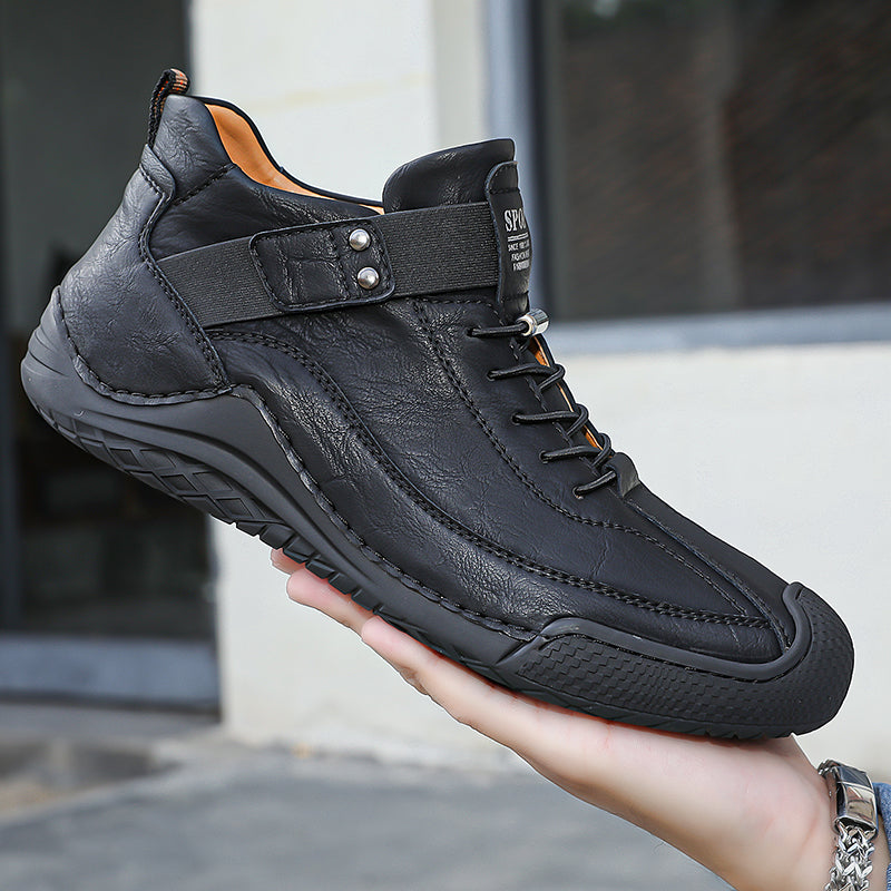 ROOREN® 👞 Ručně šité kožené boty | Ergonomické ortopedické boty - Vyrobeno z australské hovězí kůže pro úlevu od bolesti nohou!