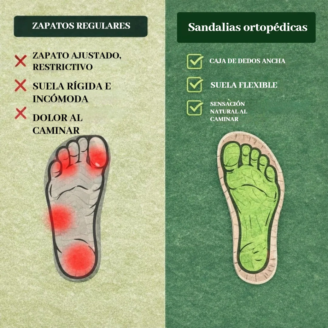 Orthofit: ergonomicky tvarované sandály, které poskytují maximální pohodlí a svěžest a korigují hallux valgus (vbočený palec).