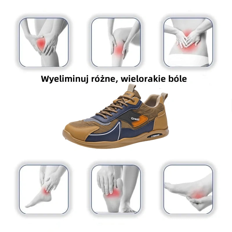 【🎁Oferta z 60% rabatem ograniczona czasowo - nie przegap】Ergonomiczne buty korygujące wspierające łuk stopy👞Łatwo łagodzą ból stóp
