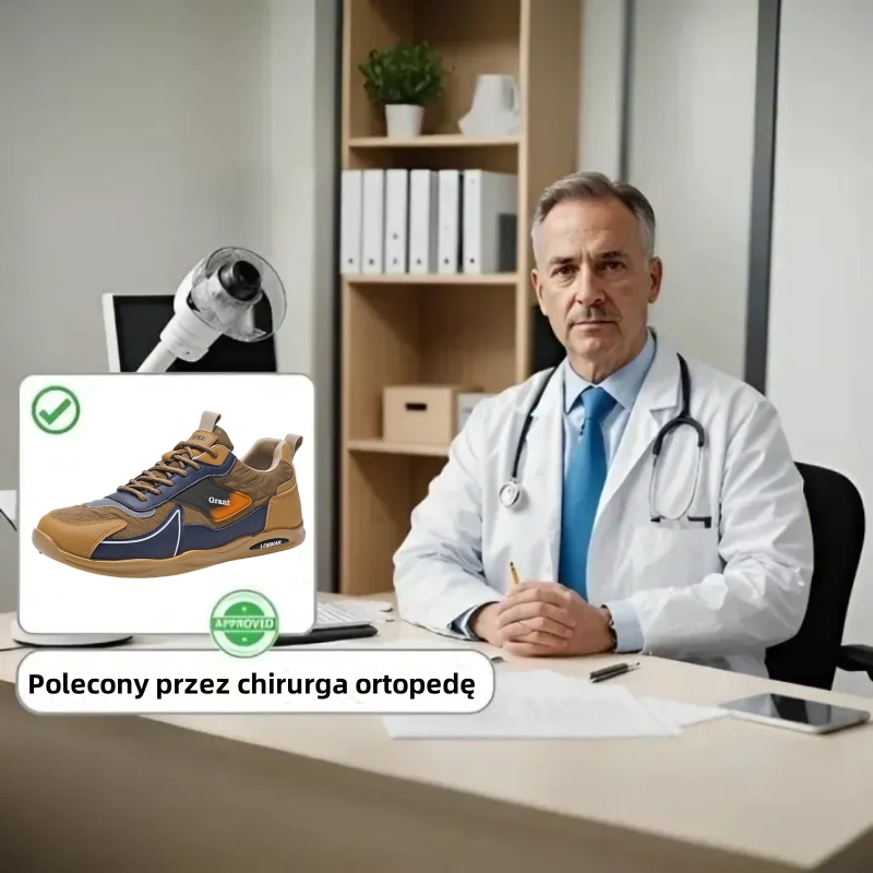 【🎁Oferta z 60% rabatem ograniczona czasowo - nie przegap】Ergonomiczne buty korygujące wspierające łuk stopy👞Łatwo łagodzą ból stóp