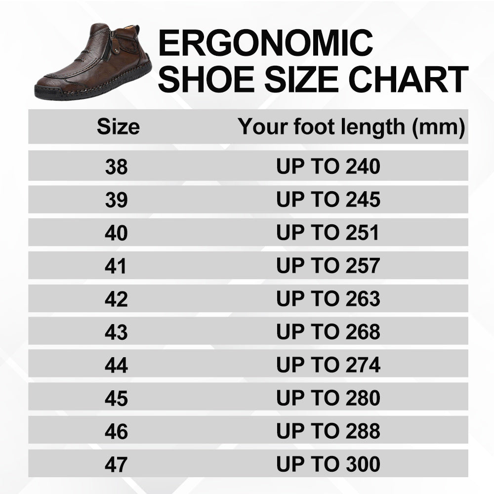 Rooren– Ergonomická kožená obuv – Pohodlná, proti bolesti a prémiové kvality
