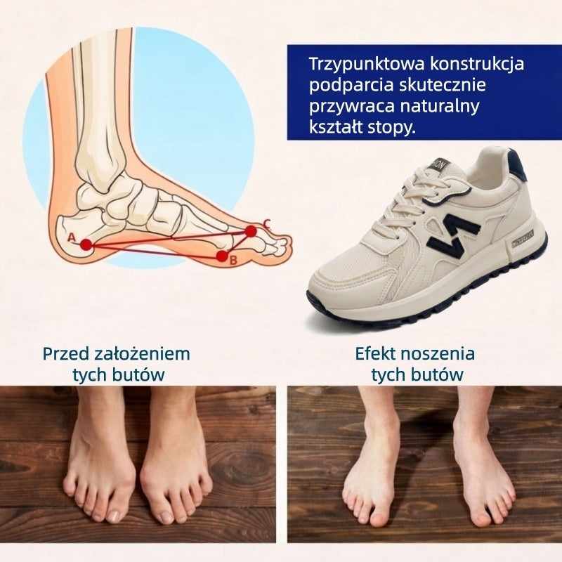 🔥 50% zniżki tylko dziś! Nie przegap! ⏰ Ergonomicznie zaprojektowane buty ortopedyczne – zapewniają naturalne wsparcie łuku stopy 👞 Skutecznie łagodzą ból stóp
