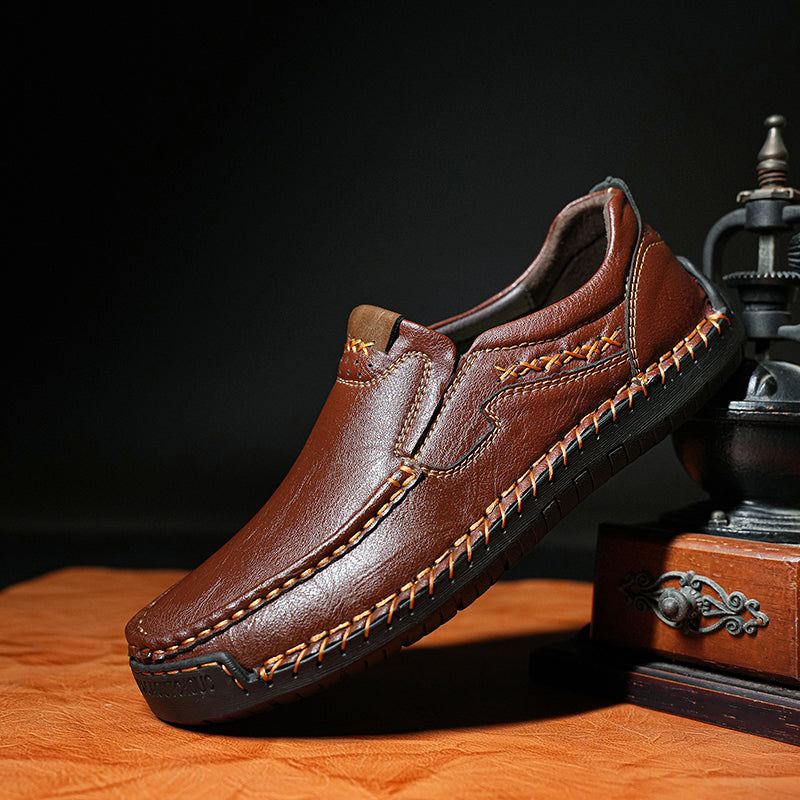 🔥 Last Day 60% OFF ⏱️ New Arrival Promotion ⏱️ Men's ComfortStep Genuine Calfskin Leather Slip-On Loafers