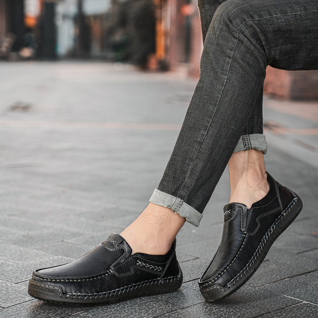 🔥 Last Day 60% OFF ⏱️ New Arrival Promotion ⏱️ Men's ComfortStep Genuine Calfskin Leather Slip-On Loafers