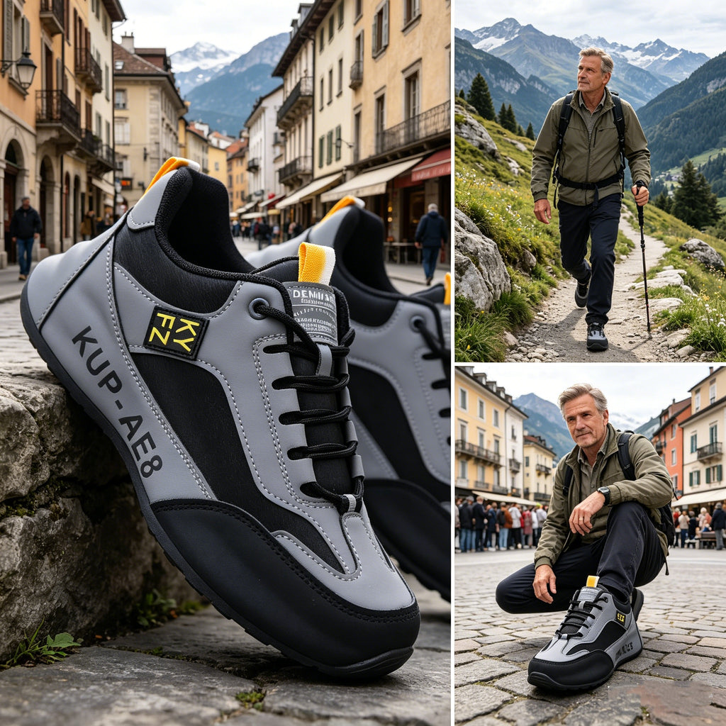 【🔥Dnes zľava 50 % – nenechajte si to ujsť】 Ergonomicky navrhnutá vodeodolná ortopedická obuv – ľahko sa zbavíte bolesti nôh👞