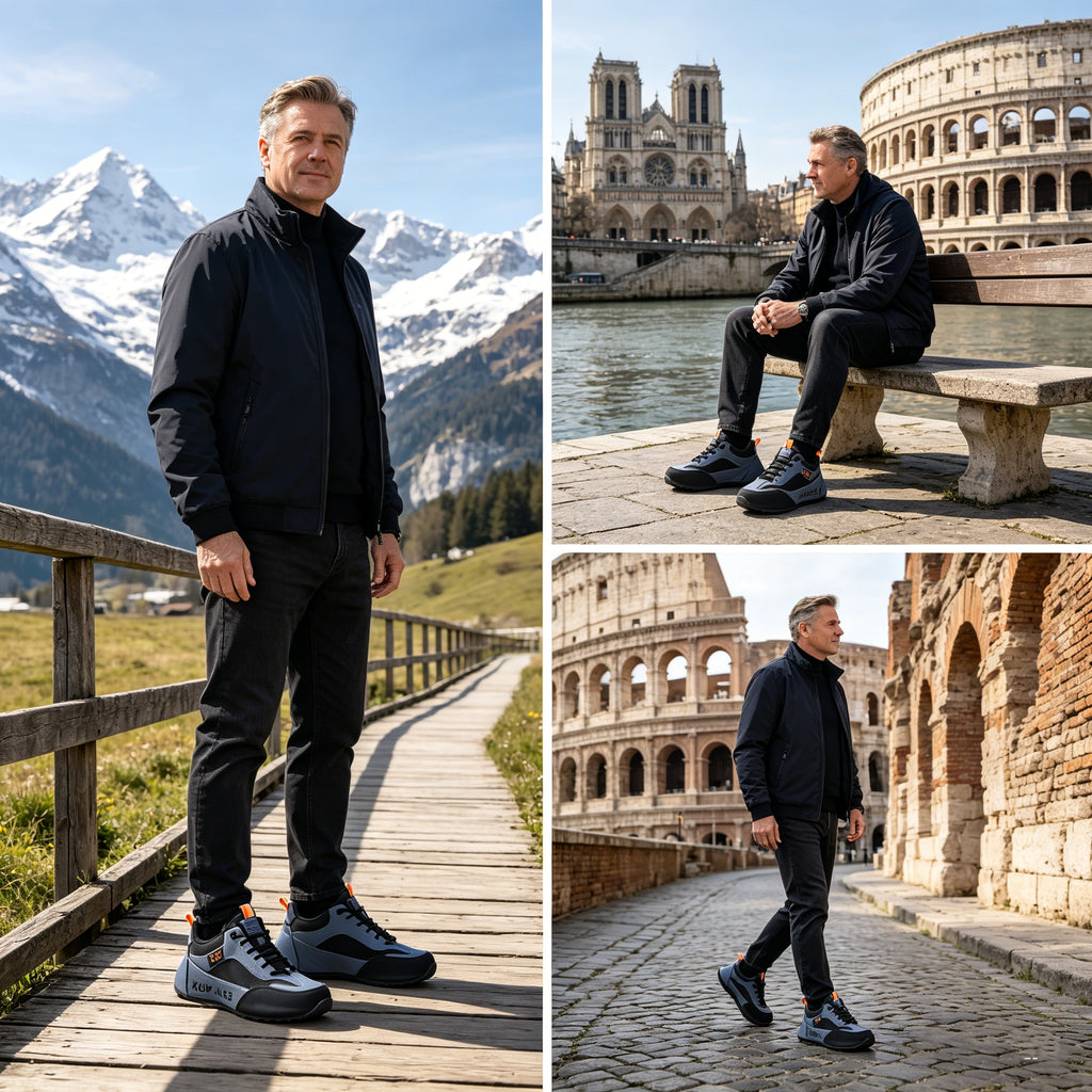 【🔥Dnes zľava 50 % – nenechajte si to ujsť】 Ergonomicky navrhnutá vodeodolná ortopedická obuv – ľahko sa zbavíte bolesti nôh👞