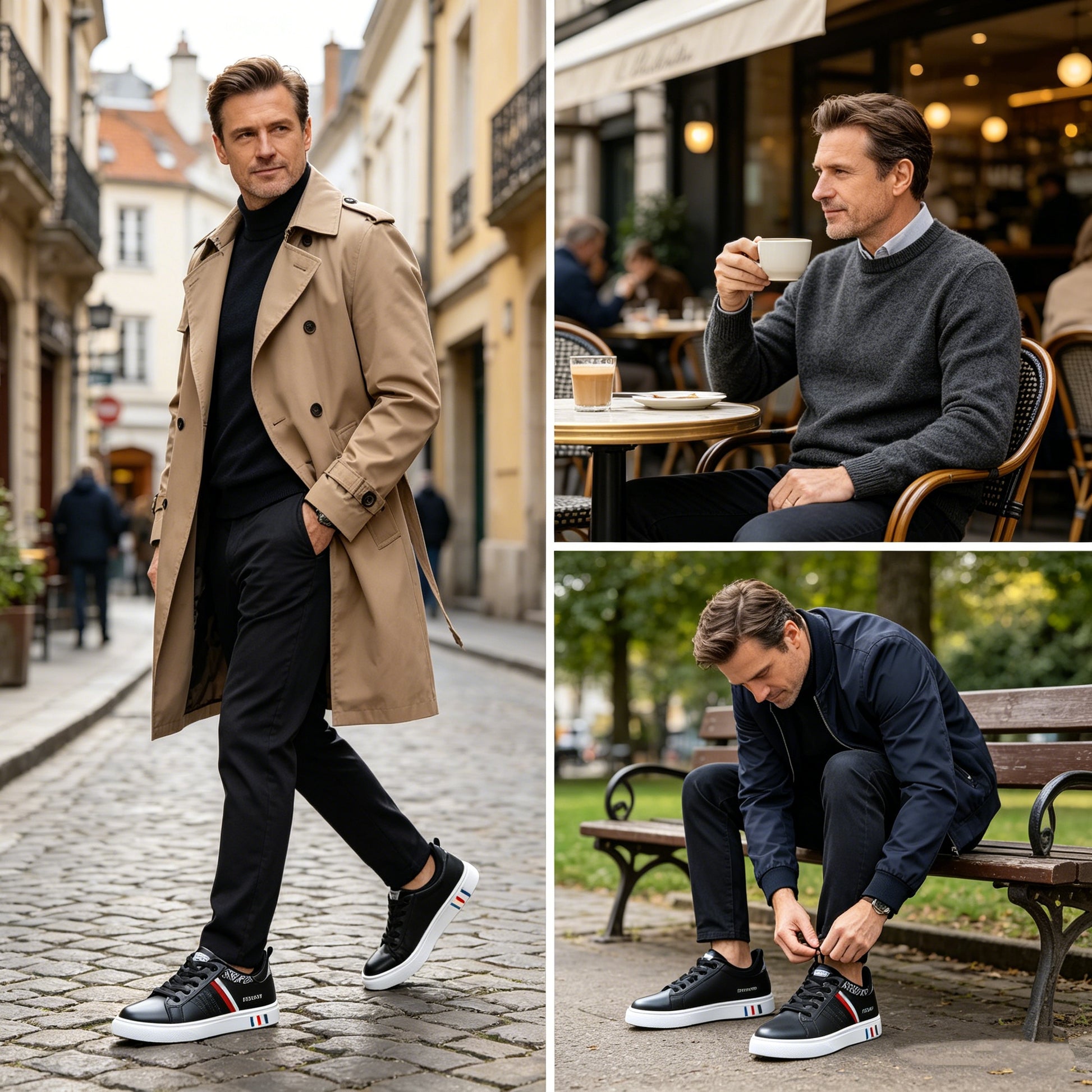 🎁Poslední den na využití 50% slevy! | Prémiová kožená ergonomická obuv 👞 Protiskluzová a voděodolná ✅Opora nohou, unisex