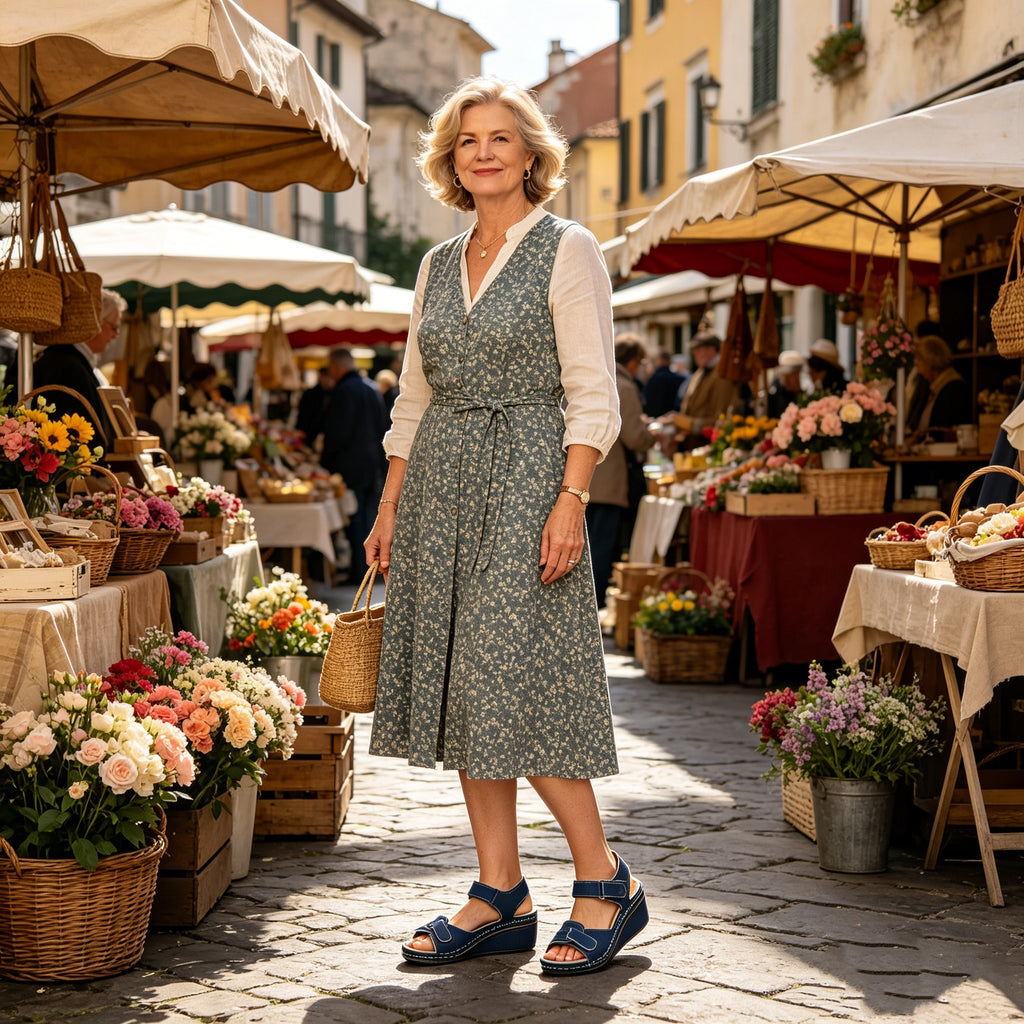 [🎁Dnes za poloviční cenu - nenechte si to ujít] Ergonomicky tvarované ortopedické sandály - bezbolestná chůze👞Zajišťují pohodlnější chůzi
