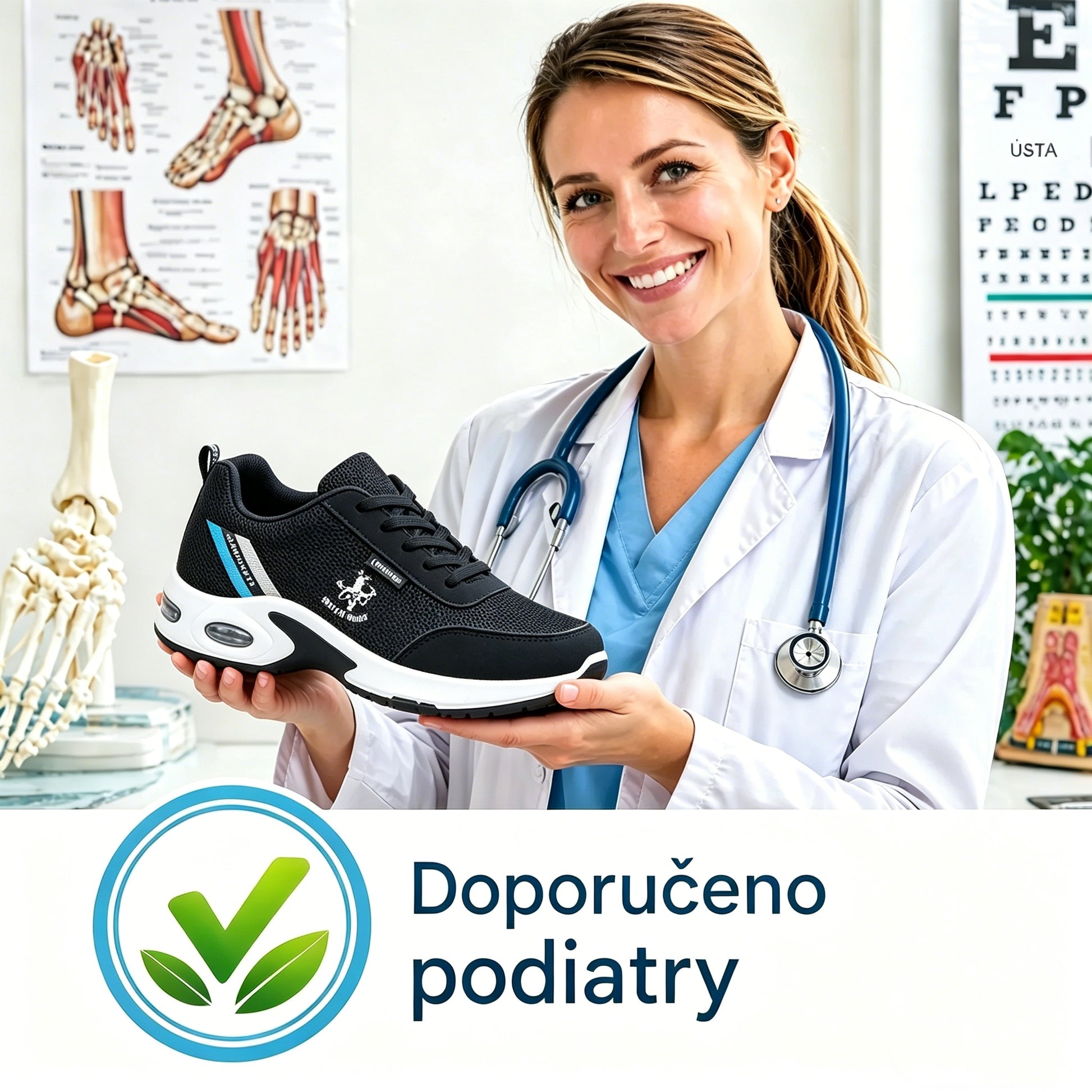 🎁Poslední den na využití 50% slevy! Nenechte si ujít příležitost! ⏰Ulevit od bolesti nohou a fasciitidy - Nepromokavá a protiskluzová ortopedická obuv🔴