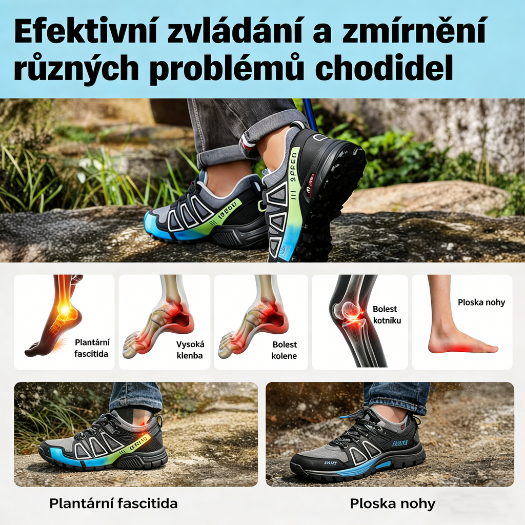 【⏰Dnes sleva 70 % - brzy končí🔥】Turistické boty ROOREN® - Vyrobeny z prvotřídní kůže s oporou klenby, pohodlné, odolné a zmírňují nepohodlí nohou!