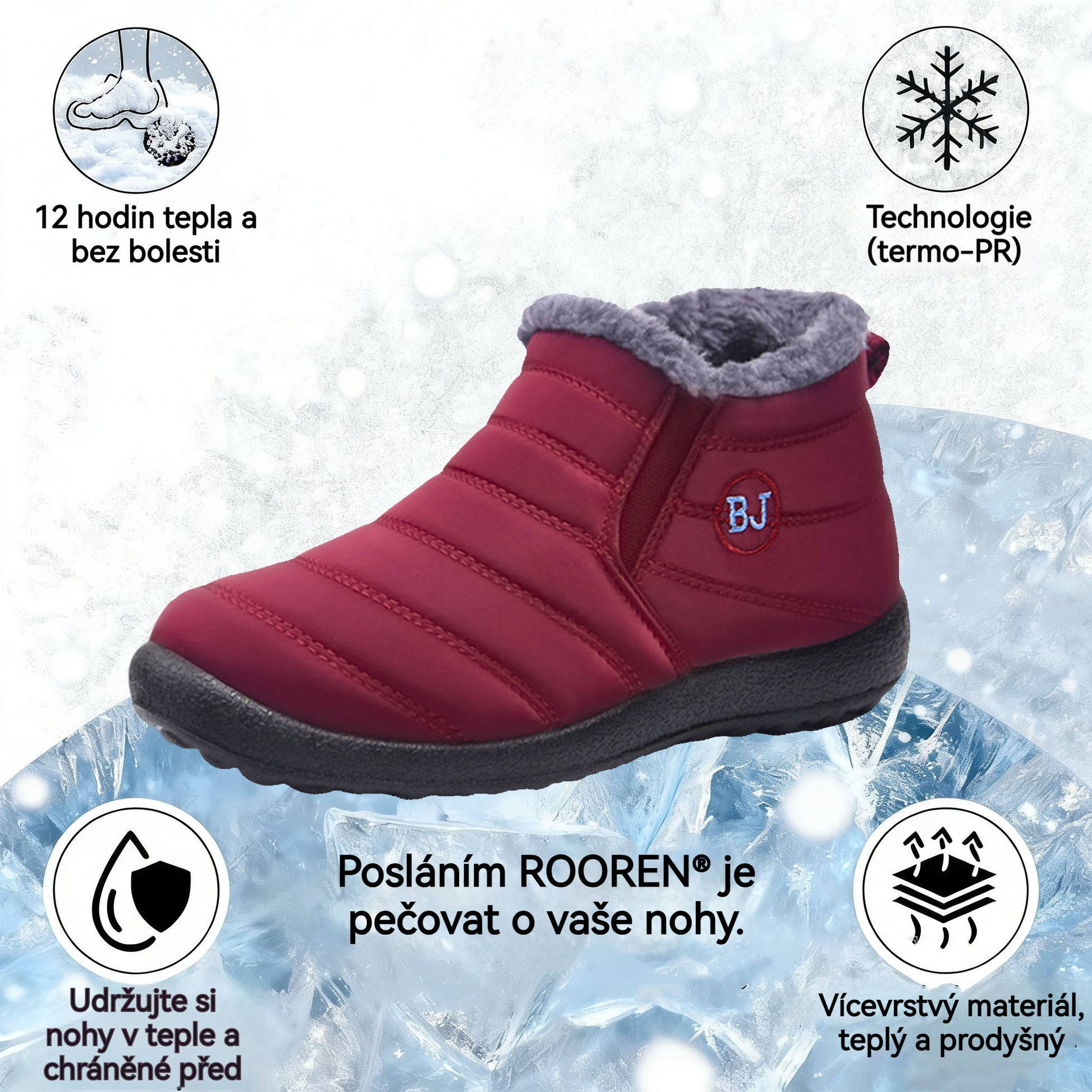 Turistické boty ROOREN® Insulated - Vyrobené z italské kůže, s oporou klenby pro pohodlí, odolnost a úlevu od nepohodlí nohou!