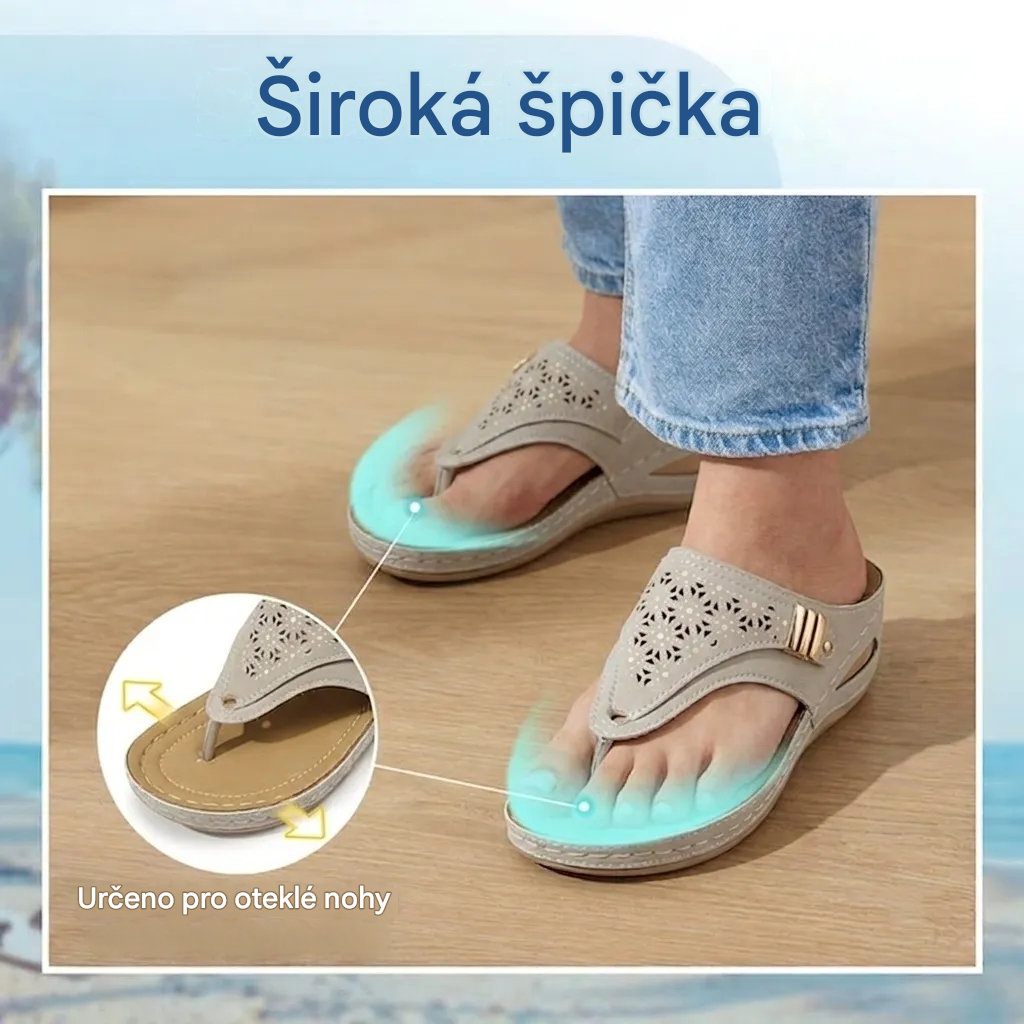 🔥 Ograniczona czasowo zniżka 50%! Letnie sandały ortopedyczne – ergonomiczne, wygodne i oddychające, które łagodzą ból. ✅