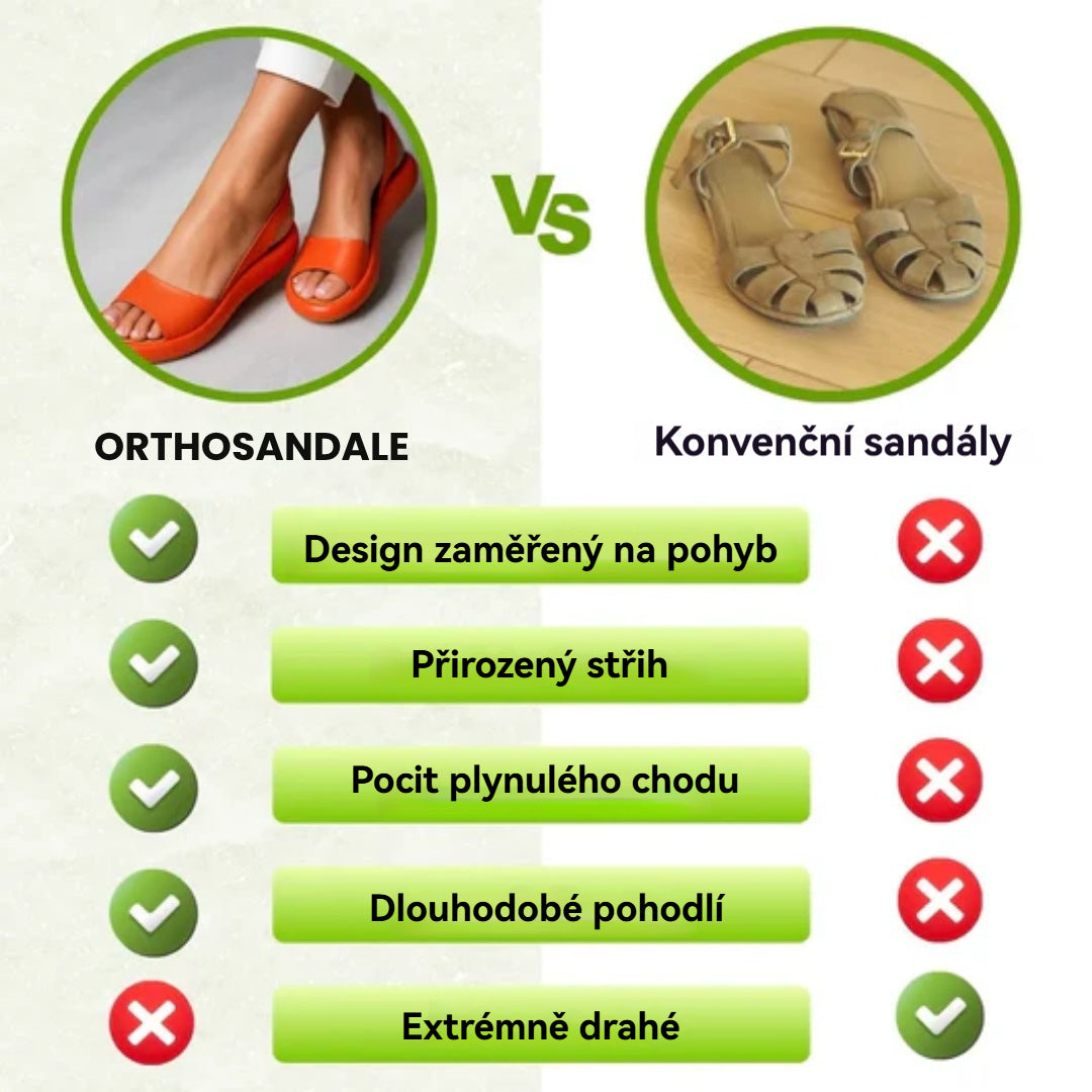 Ortopedické sandály – Pohodlné sandály pro ženy | Ergonomická opora