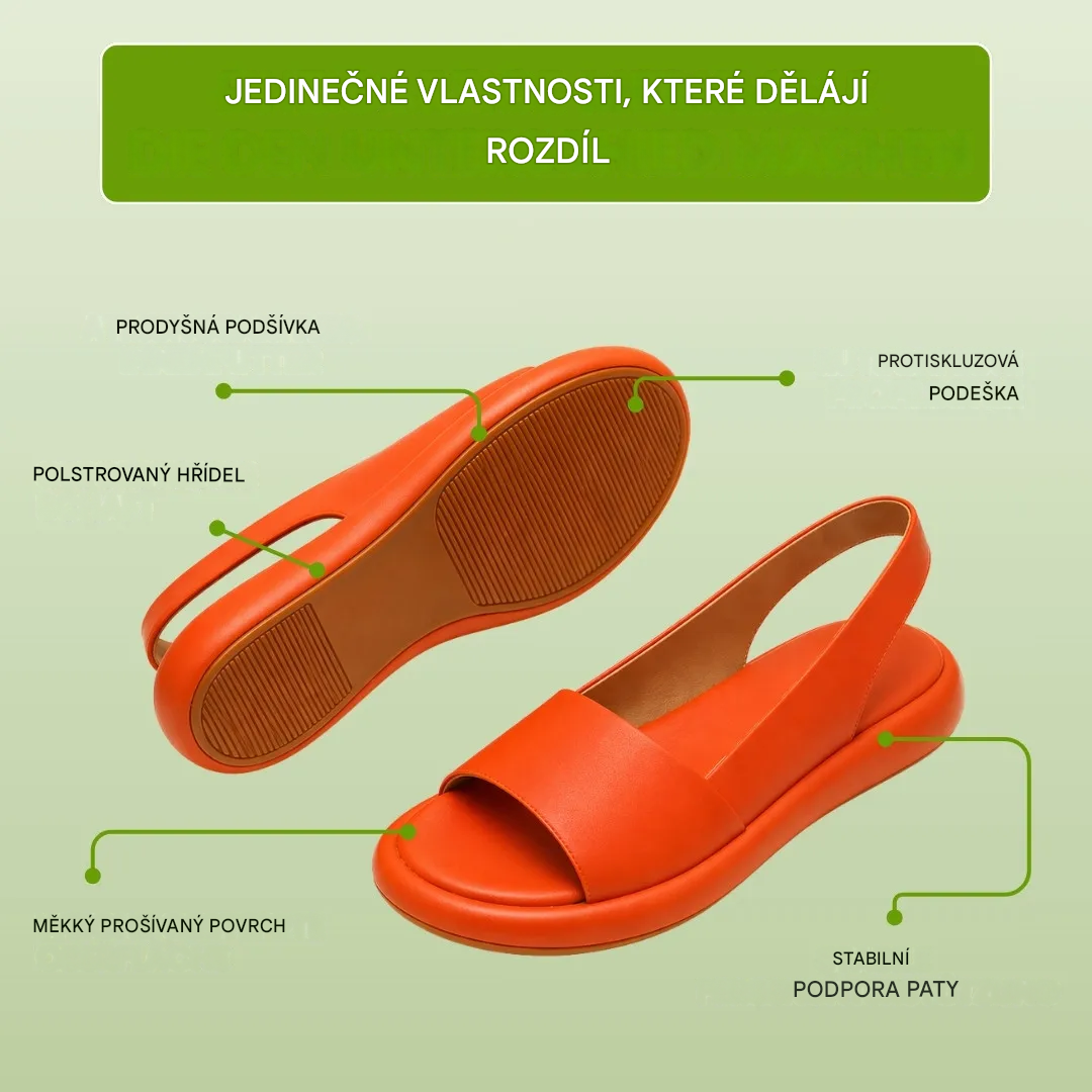 Ortopedické sandály – Pohodlné sandály pro ženy | Ergonomická opora