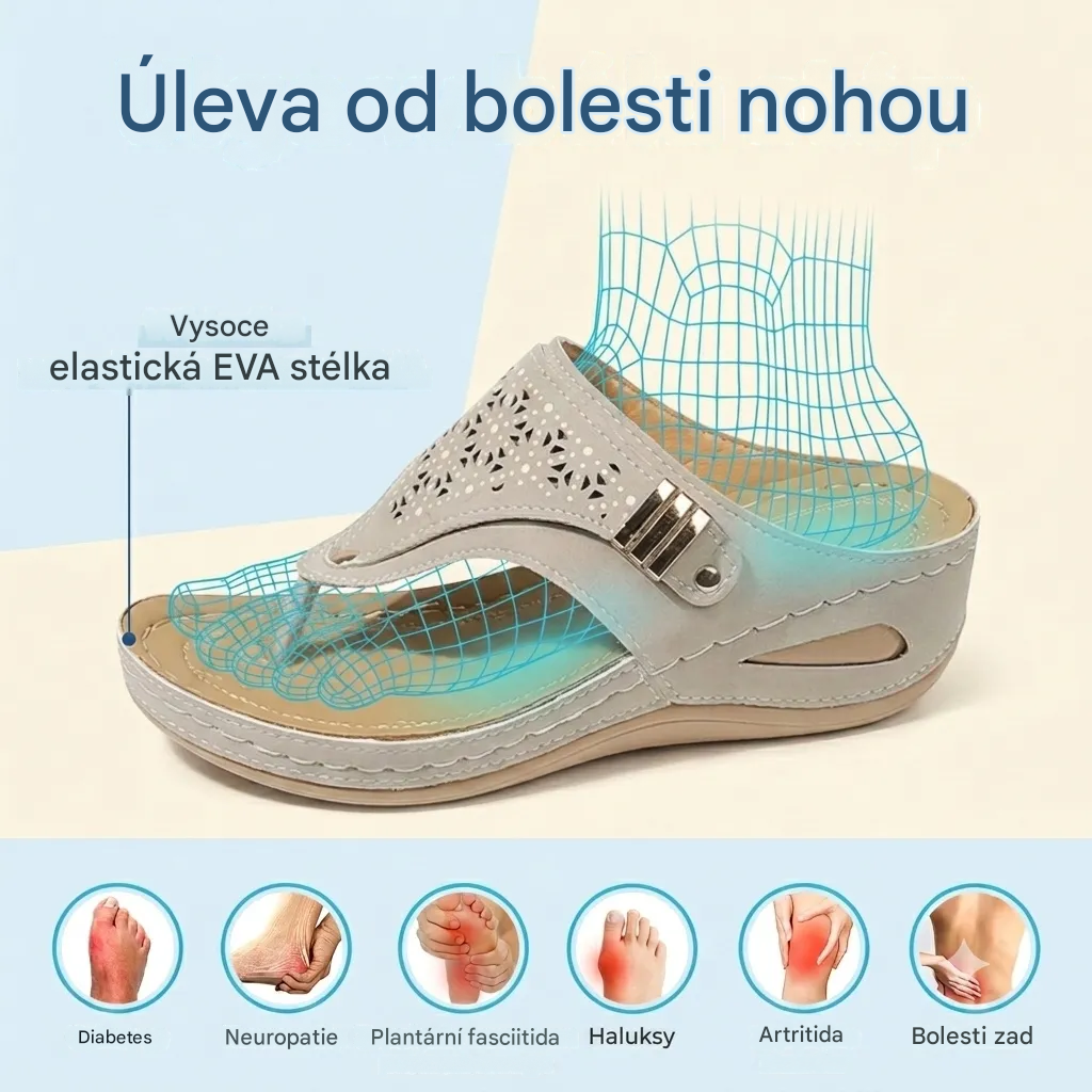 🔥 Ograniczona czasowo zniżka 50%! Letnie sandały ortopedyczne – ergonomiczne, wygodne i oddychające, które łagodzą ból. ✅