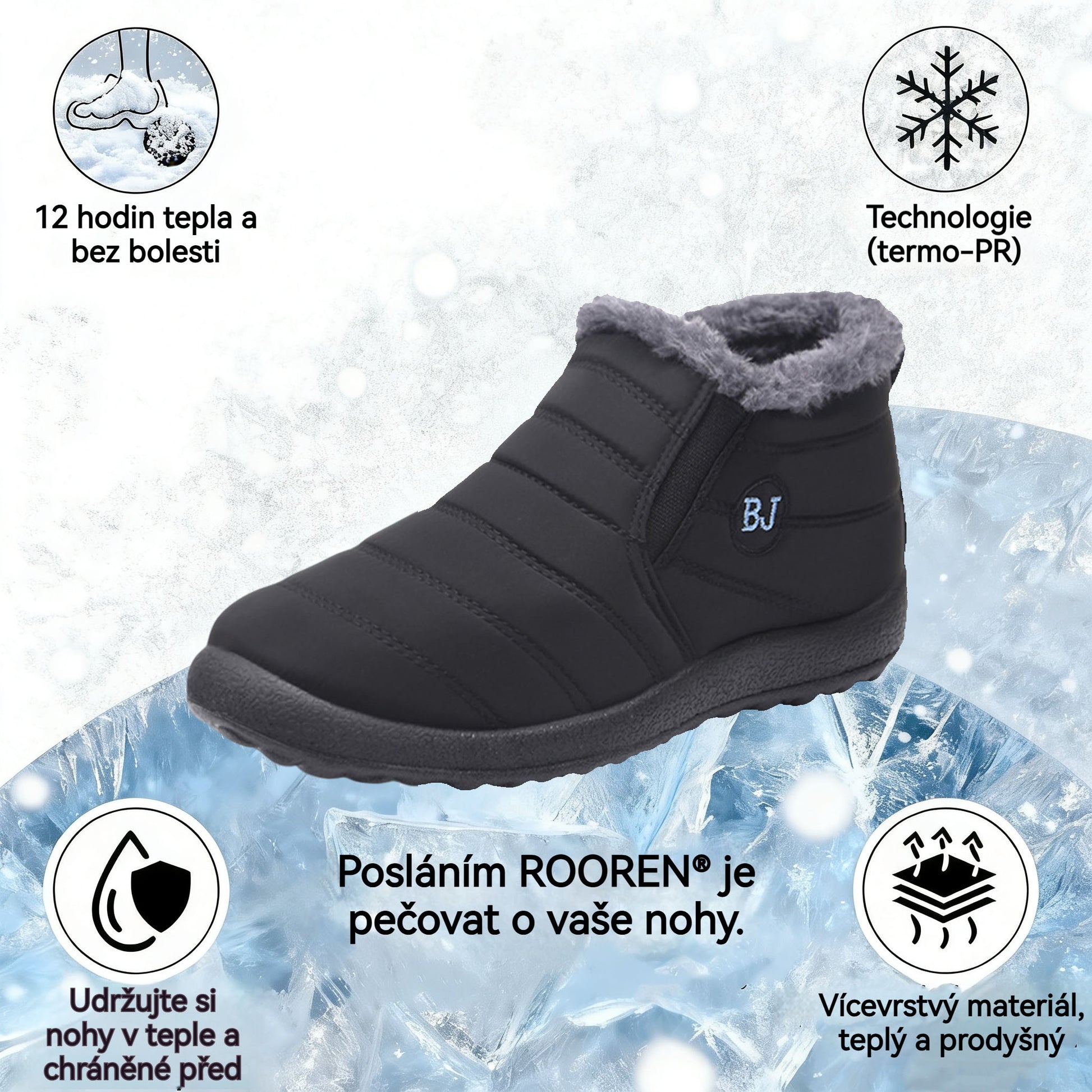 Turistické boty ROOREN® Insulated - Vyrobené z italské kůže, s oporou klenby pro pohodlí, odolnost a úlevu od nepohodlí nohou!