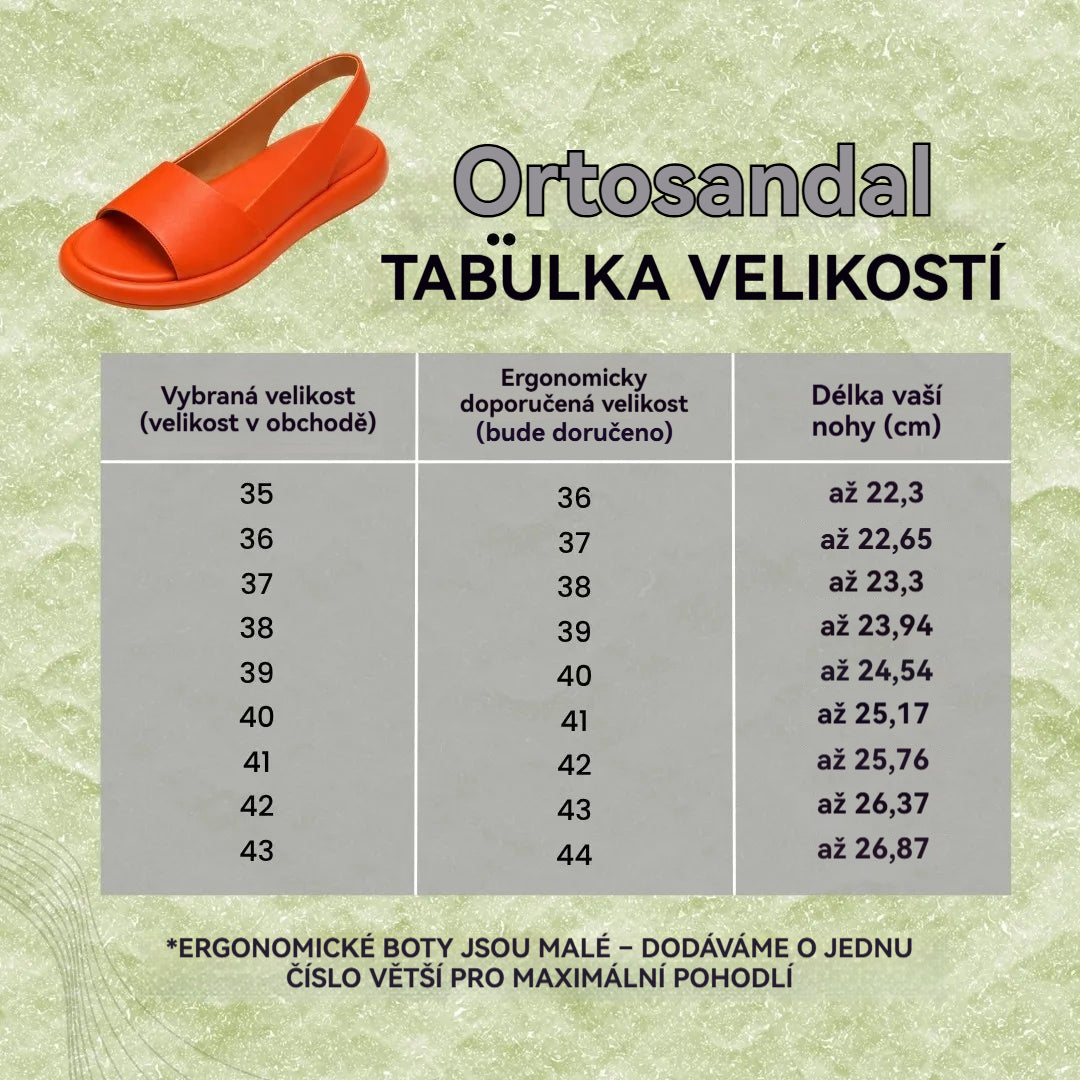 Ortopedické sandály – Pohodlné sandály pro ženy | Ergonomická opora
