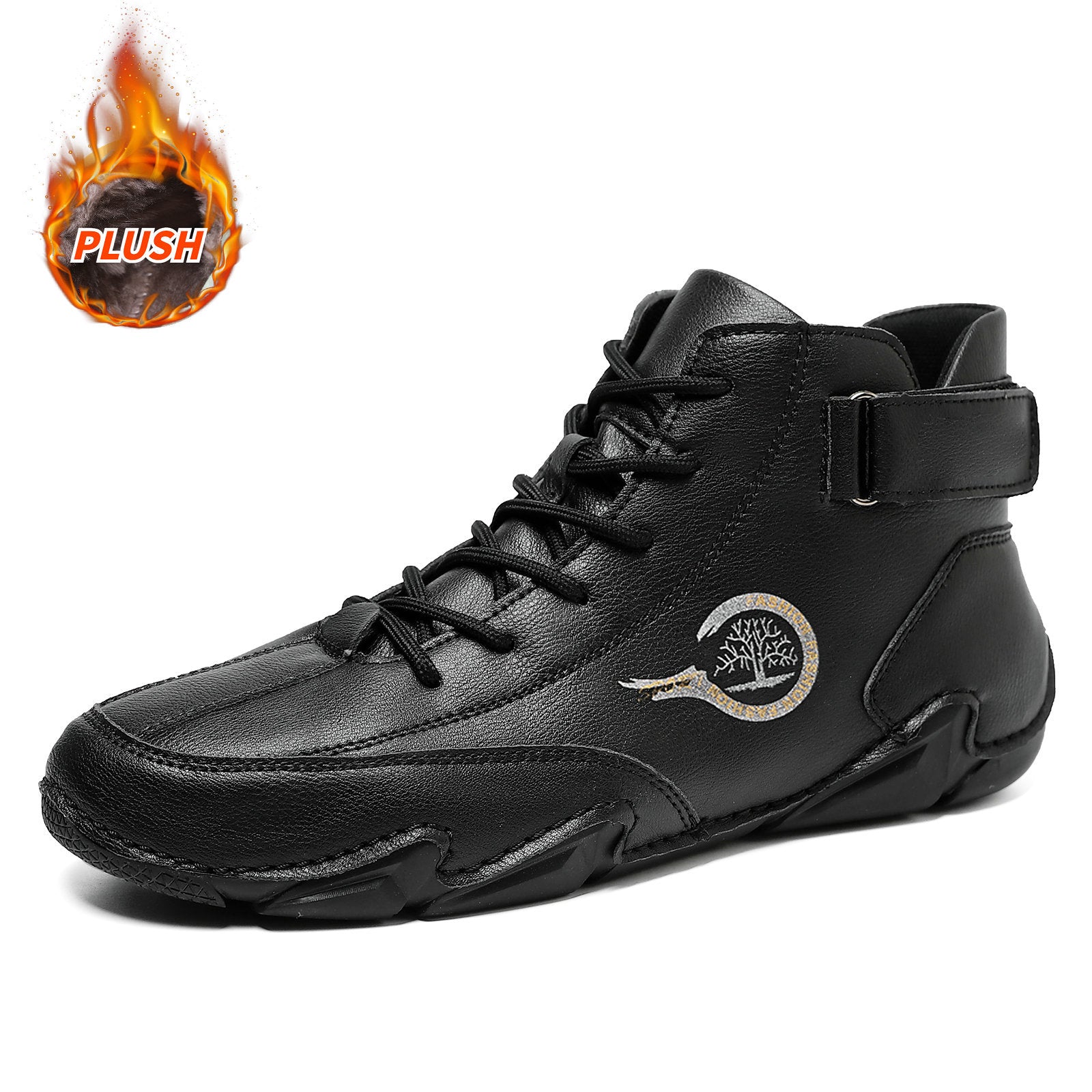 Plaxoo® | Offerta limitata: 50% di sconto!Stivali alti in pelle vera, unisex per uomini e donne!Sono scarpe ortopediche con supporto plantare ergonomico, suola antiscivolo e comodissime da indossare!