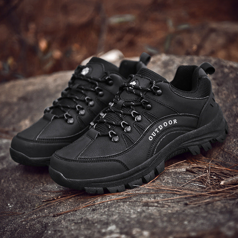 (🔥Sconto del 50% oggi - non lasciartelo sfuggire) Scarpe da trekking sportive outdoor in pelle resistenti all'usura (Proteggi i tuoi piedi leggeri e versatili)