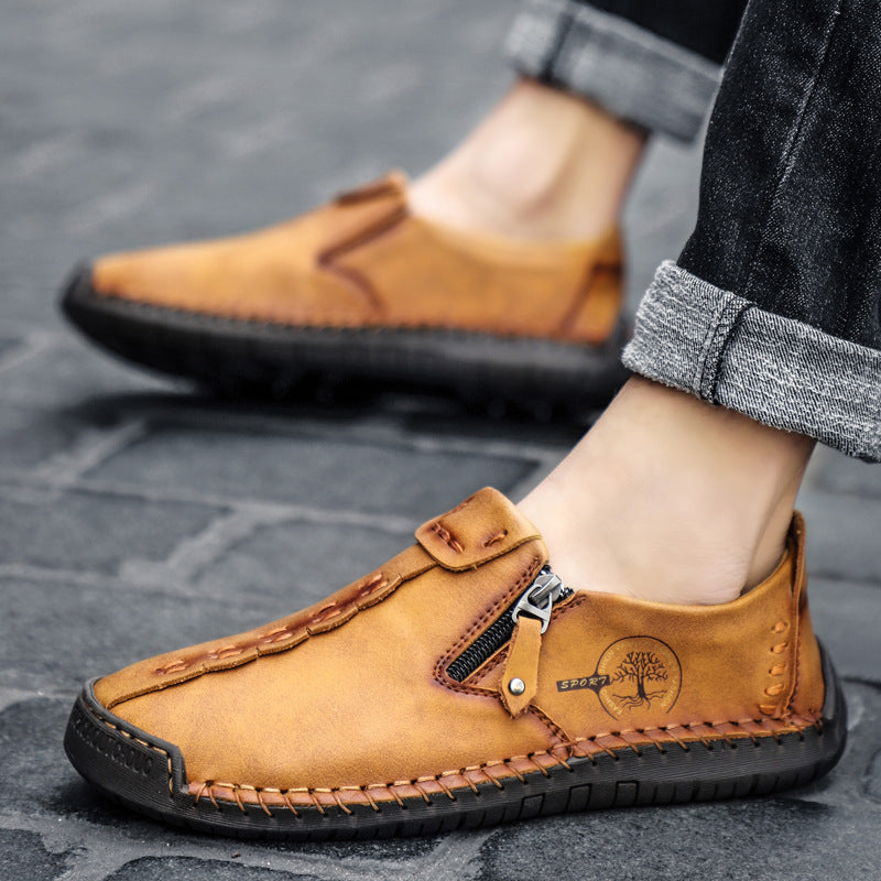 🔥Pánská ortopedická obuv z australské telecí kůže👞Ručně šitá✅Pohodlná chůze, úleva od bolesti✅Nepromokavá a protiskluzová✅