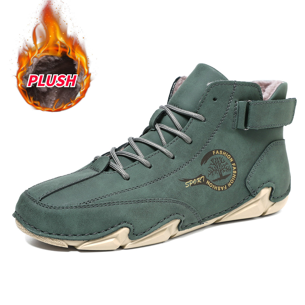 Plaxoo® | Offerta limitata: 50% di sconto!Stivali alti in pelle vera, unisex per uomini e donne!Sono scarpe ortopediche con supporto plantare ergonomico, suola antiscivolo e comodissime da indossare!