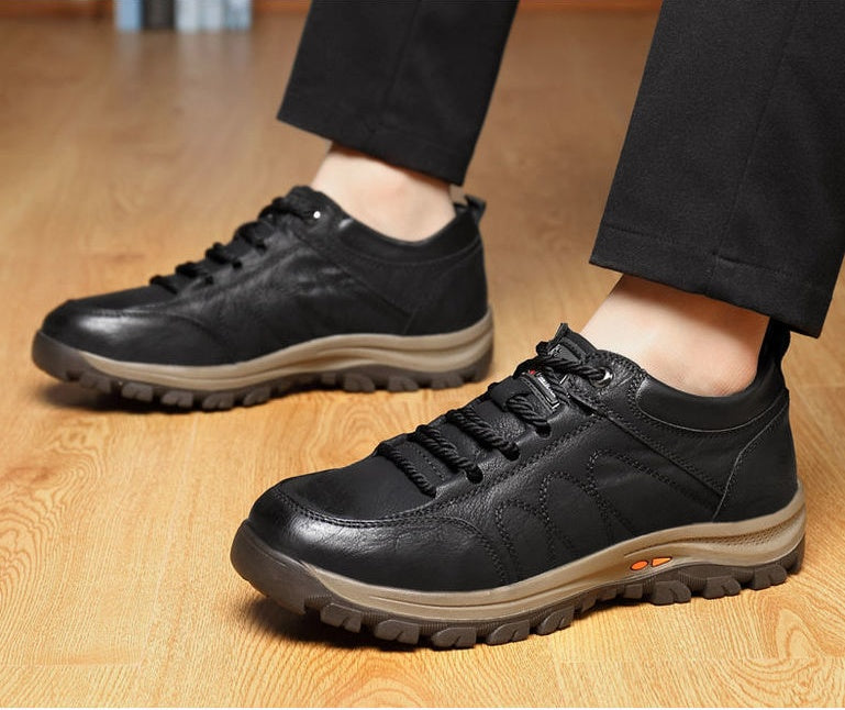 【⏰Časově omezená nabídka: sleva 70 % – Nenechte si ji ujít!】Ergonomická ortopedická obuv – ✅️Koriguje držení těla při chůzi a zmírňuje bolest nohou – Nově vylepšená voděodolnost a protiskluzovost 👞Vybraná australská kůže