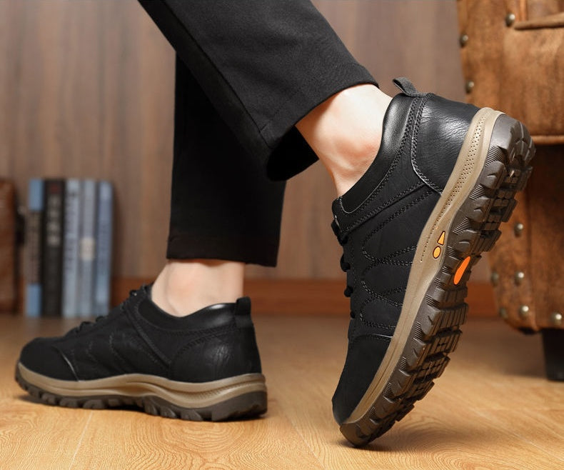 【⏰Časově omezená nabídka: sleva 70 % – Nenechte si ji ujít!】Ergonomická ortopedická obuv – ✅️Koriguje držení těla při chůzi a zmírňuje bolest nohou – Nově vylepšená voděodolnost a protiskluzovost 👞Vybraná australská kůže