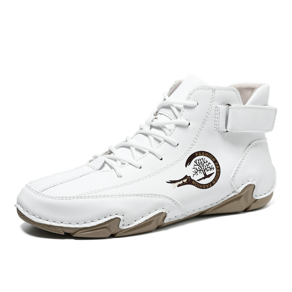 Plaxoo® | Offerta limitata: 50% di sconto!Stivali alti in pelle vera, unisex per uomini e donne!Sono scarpe ortopediche con supporto plantare ergonomico, suola antiscivolo e comodissime da indossare!