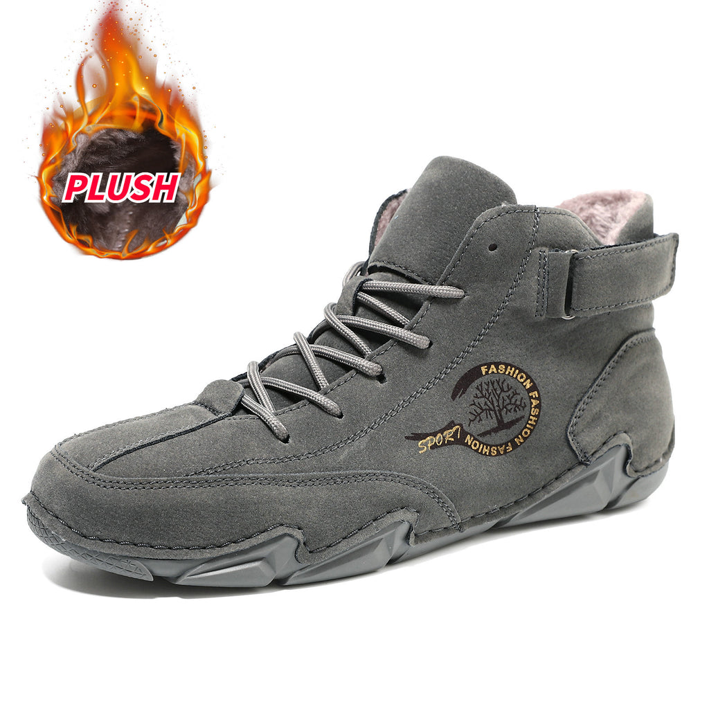 Plaxoo® | Offerta limitata: 50% di sconto!Stivali alti in pelle vera, unisex per uomini e donne!Sono scarpe ortopediche con supporto plantare ergonomico, suola antiscivolo e comodissime da indossare!